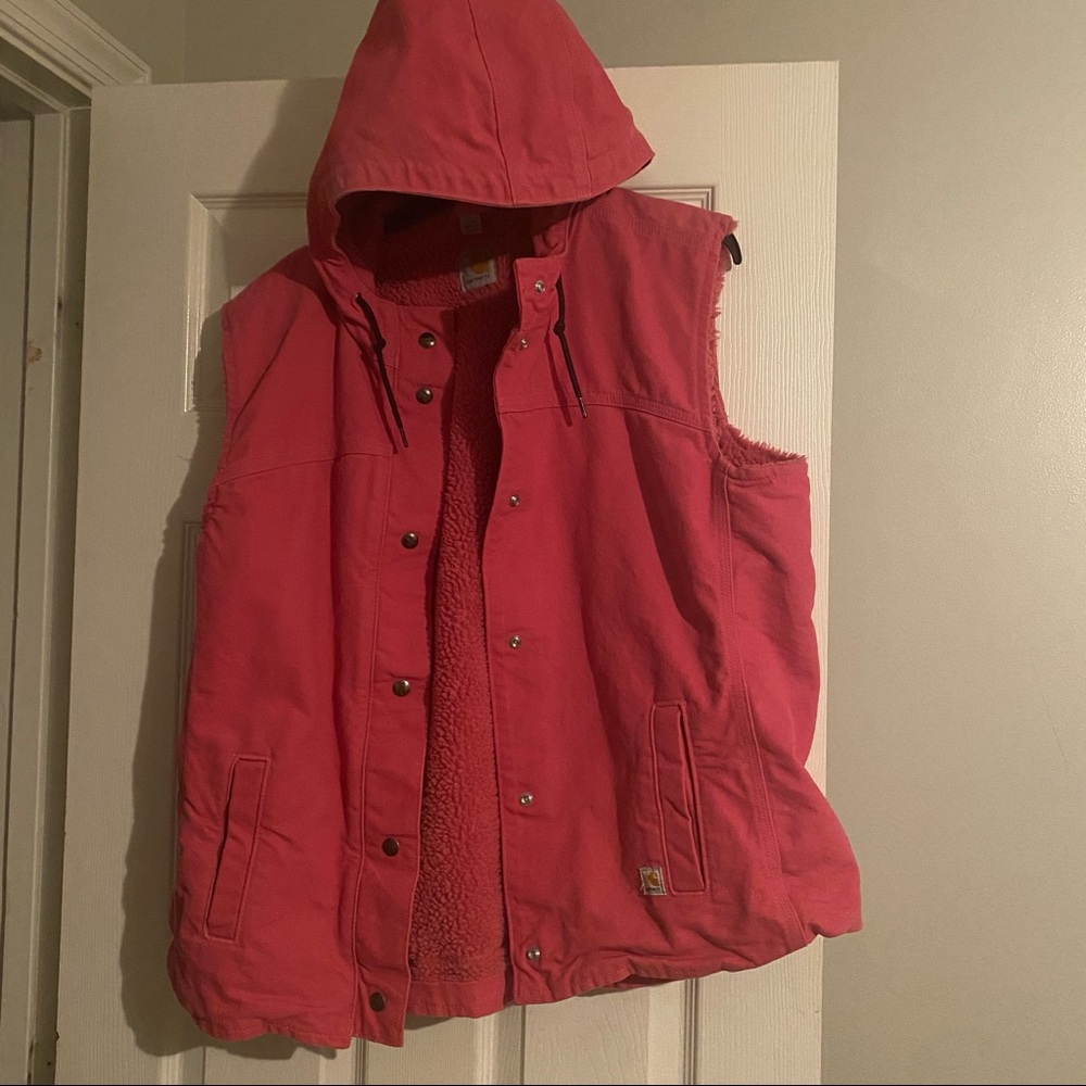 Pink Large Carhartt Women’s Sherpa vest